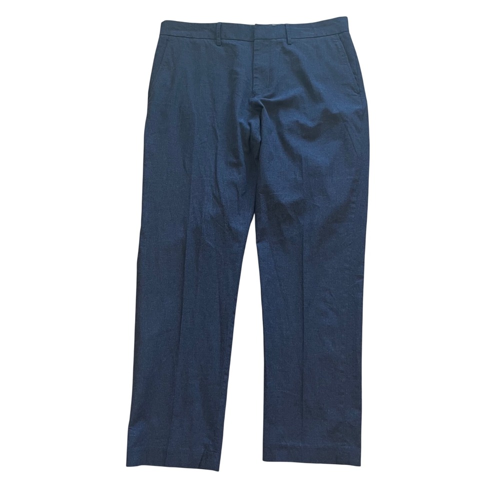 J.Crew Thompson Tapered Dress Pants Mens 34x32 Charcoal Gray Heathered Trousers
